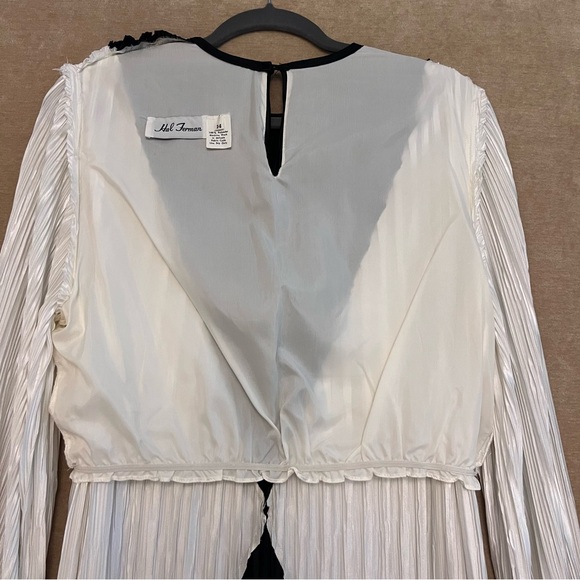 HAL FERMAN Crinkle Pleated Midi Dress Plus Size - Picture 10 of 12